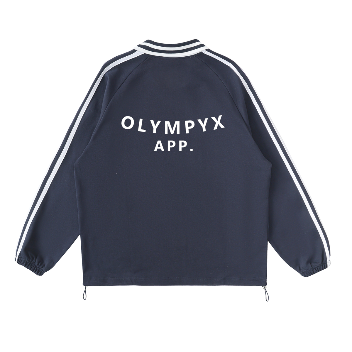 Striped Collared  Olympyx Original Sweatshirt