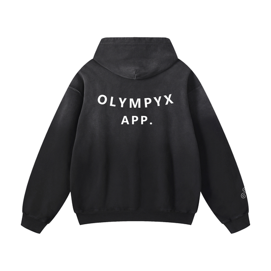 Heavy Sunfaded Oversized Olympyx Originals Hoodie