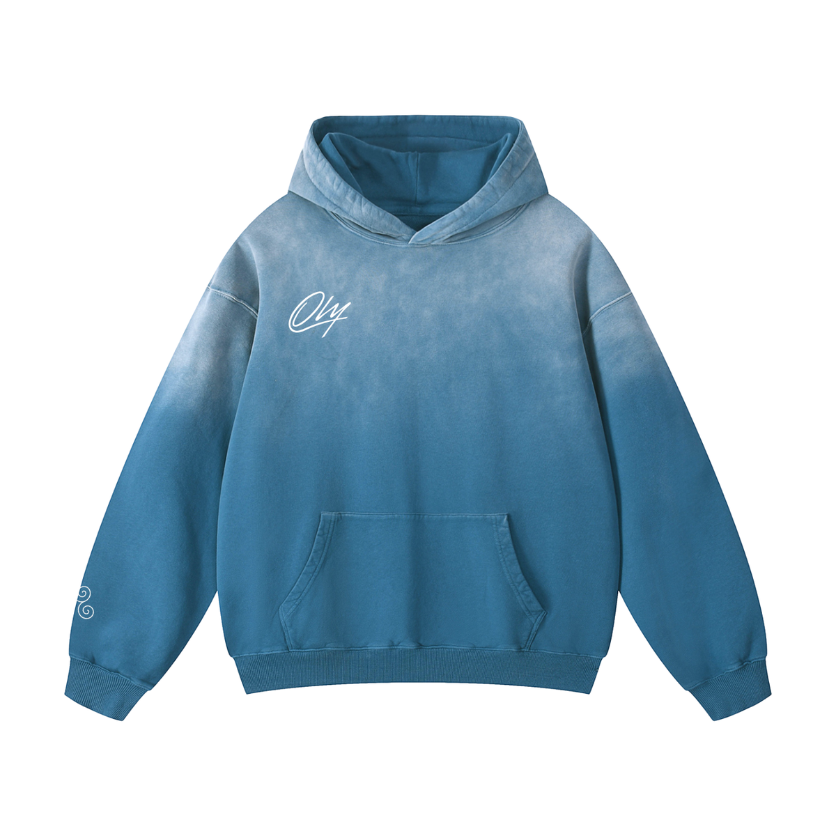 Heavy Sunfaded Oversized Olympyx Originals Hoodie