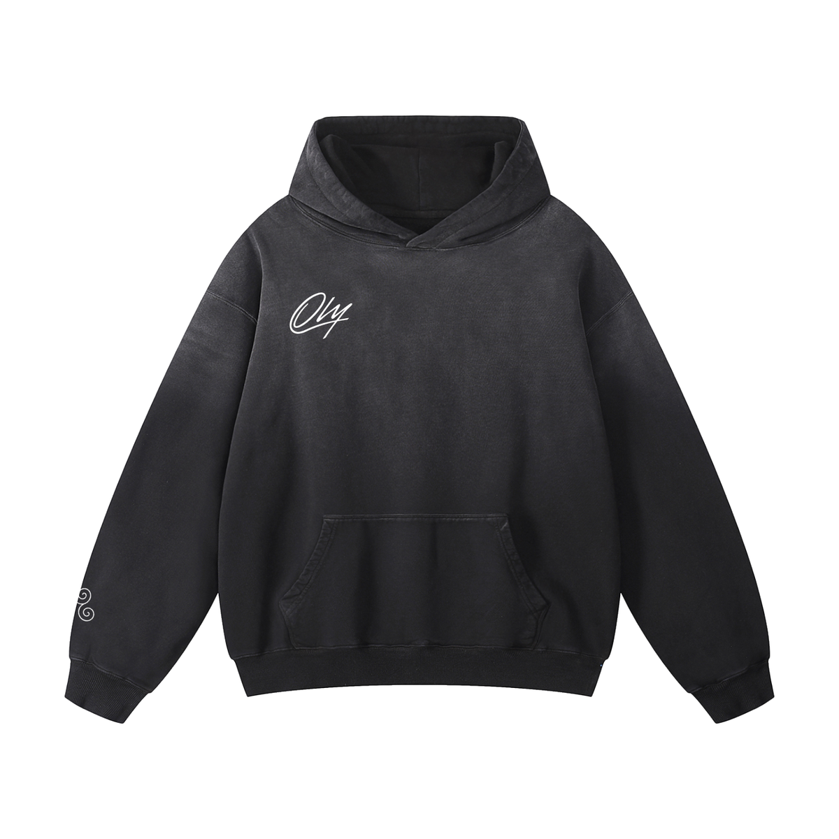 Heavy Sunfaded Oversized Olympyx Originals Hoodie