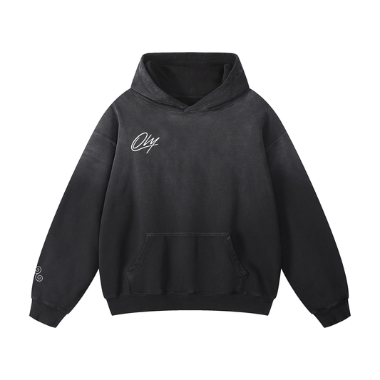 Heavy Sunfaded Oversized Olympyx Originals Hoodie